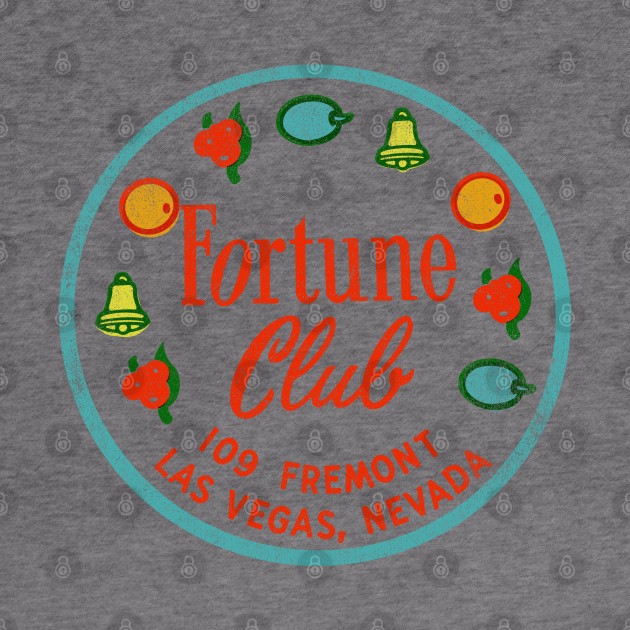 Retro Vintage the Fortune Club Casino Dowtown Las Vegas by StudioPM71